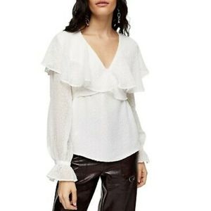 ❤Topshop Dobby Cape Style Blouse❤